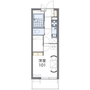 1K Mansion in Choshi - Nagaokakyo-shi Floorplan