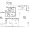3LDK Apartment to Rent in Chiyoda-ku Floorplan