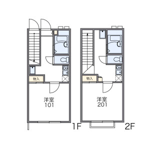 1K Apartment in Jindaijikitamachi - Chofu-shi Floorplan