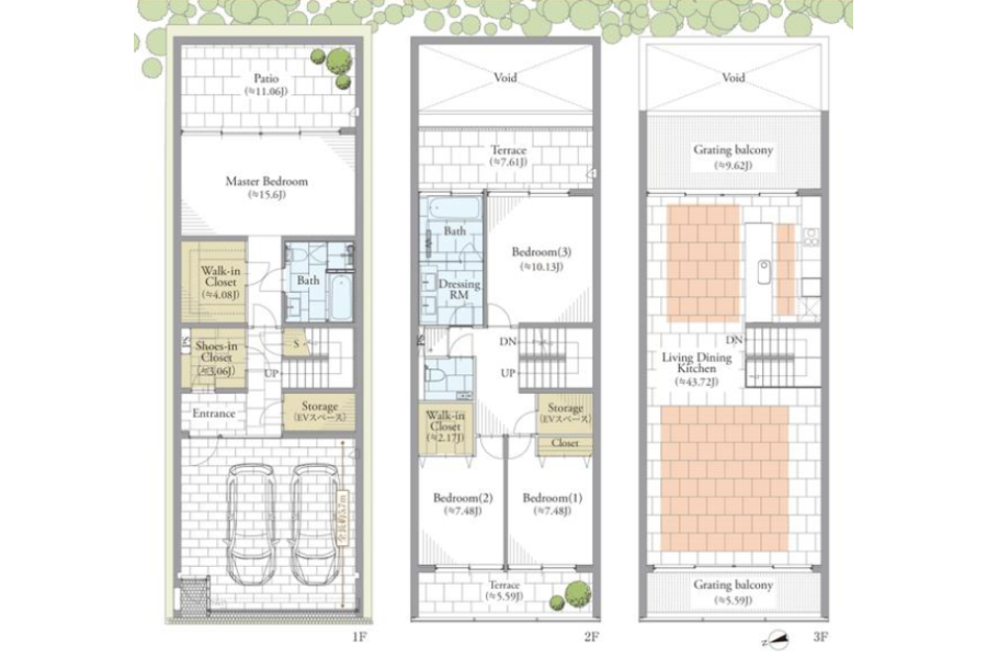 4LDK House to Rent in Shinagawa-ku Floorplan