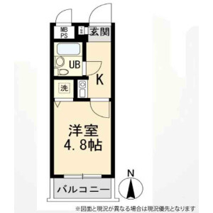 1K Mansion in Chuo - Nakano-ku Floorplan