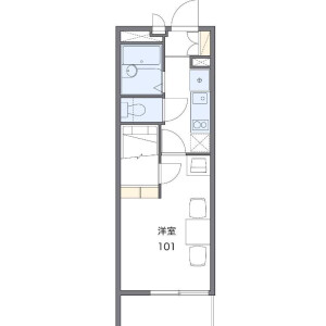 1K Mansion in Minamikaijin - Funabashi-shi Floorplan