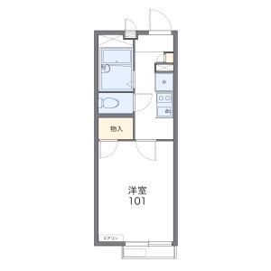 1K Apartment in Aihara - Sagamihara-shi Midori-ku Floorplan