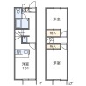 2DK Apartment to Rent in Gyoda-shi Floorplan
