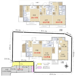 Whole Building Apartment in Shimo - Kita-ku Floorplan