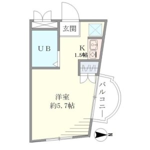 1R Mansion in Tamagawa - Setagaya-ku Floorplan