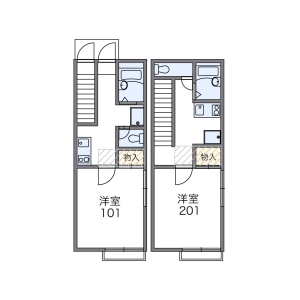 1K Apartment in Nishikamata - Ota-ku Floorplan