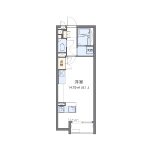 1K Apartment in Zushioku yakuracho - Kyoto-shi Yamashina-ku Floorplan