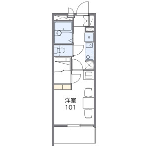 1K Mansion in Sangenyanishi - Osaka-shi Taisho-ku Floorplan