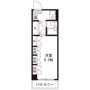 1K Mansion in Takanawa - Minato-ku Floorplan
