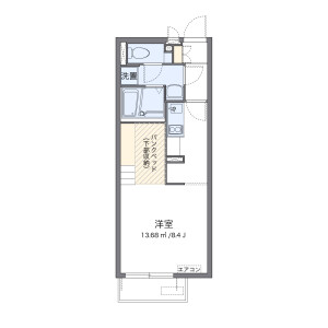 1R Apartment in Yotsuya - Fuchu-shi Floorplan