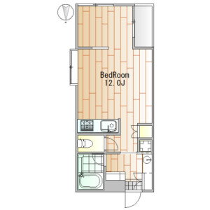 1R Mansion in Ebara - Shinagawa-ku Floorplan