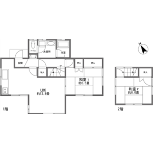 2LDK House in Nagakura - Kitasaku-gun Karuizawa-machi Floorplan