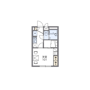 1K Mansion in Sobe - Naha-shi Floorplan