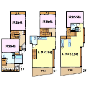 4LDK House in Shimouma - Setagaya-ku Floorplan