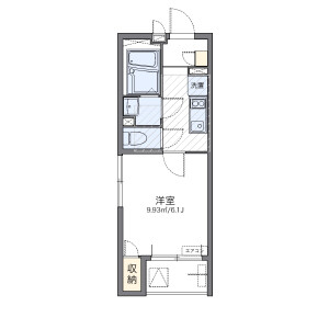 1K Mansion in Miyatacho - Yokohama-shi Hodogaya-ku Floorplan