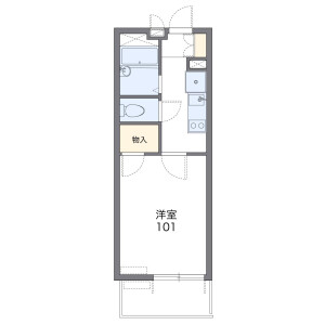 1K Mansion in Daitocho - Yokohama-shi Tsurumi-ku Floorplan