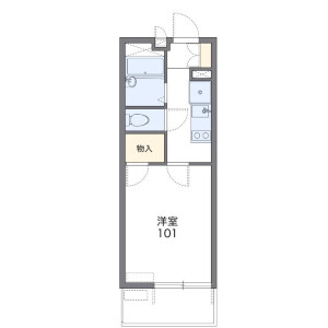 1K Mansion in Kaijin - Funabashi-shi Floorplan