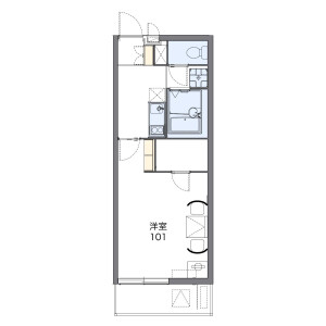 1K Mansion in Miyamaki - Kyotanabe-shi Floorplan