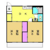 2DK Apartment to Rent in Kawasaki-shi Takatsu-ku Floorplan