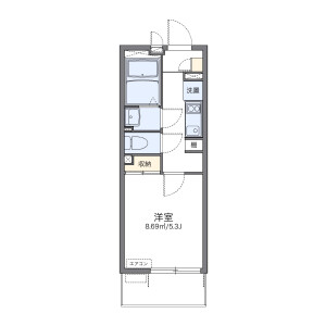 1K Mansion in Akatsutsumi - Setagaya-ku Floorplan