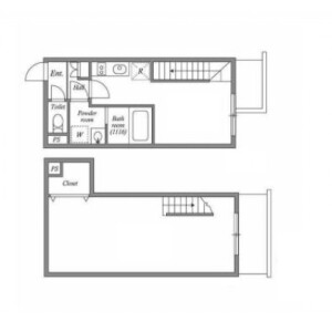 1LDK Mansion in Kamiuma - Setagaya-ku Floorplan
