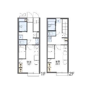 1K Apartment in Higashiarai - Tsukuba-shi Floorplan