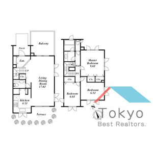 3LDK Town house in Miyamae - Suginami-ku Floorplan
