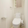1LDK Apartment to Rent in Ota-ku Toilet