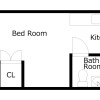 1R Apartment to Rent in Kyoto-shi Fushimi-ku Floorplan