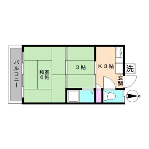 2K Apartment in Zoshigaya - Toshima-ku Floorplan