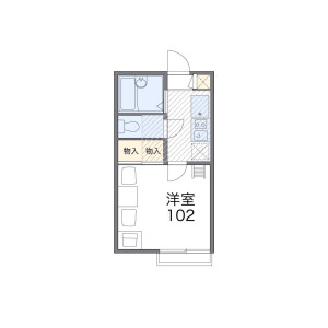 1K Apartment in Chuo - Yokohama-shi Nishi-ku Floorplan