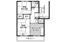 2DK Mansion in Daishuku - Toride-shi