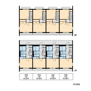 2DK Apartment in Hanakoganei - Kodaira-shi Floorplan