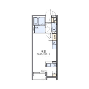 1R Mansion in Sakuragi - Chiba-shi Wakaba-ku Floorplan