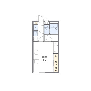 1K Apartment in Ishikawa - Mito-shi Floorplan