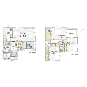 4LDK {building type} in Yachiyodai kita - Yachiyo-shi Floorplan