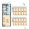 1K Apartment to Rent in Kawasaki-shi Nakahara-ku Layout Drawing