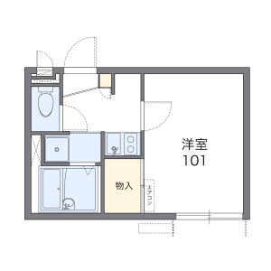 1K Apartment in Higashiogura - Kawasaki-shi Saiwai-ku Floorplan