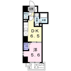 1DK Mansion in Imado - Taito-ku Floorplan