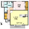 1LDK Apartment to Rent in Sagamihara-shi Chuo-ku Floorplan
