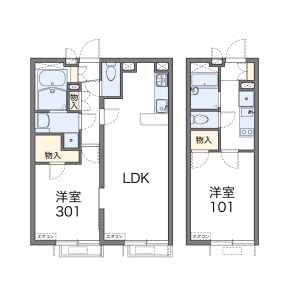1K Mansion in Omorikita - Ota-ku Floorplan