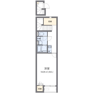 1K Apartment in Kobikimachi - Hachioji-shi Floorplan