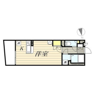 1R Mansion in Jiyugaoka - Meguro-ku Floorplan