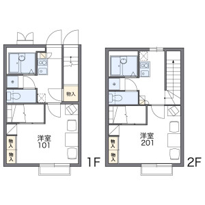 1K Apartment in Inuidecho - Nagoya-shi Nakamura-ku Floorplan