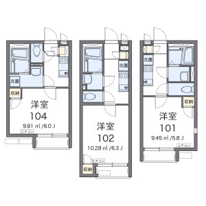 1K Apartment in Hommoku midorigaoka - Yokohama-shi Naka-ku Floorplan