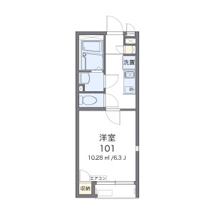 1K Apartment in Mori - Yokohama-shi Isogo-ku Floorplan