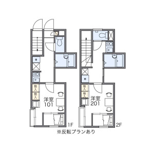 1K Apartment in Kamata - Setagaya-ku Floorplan
