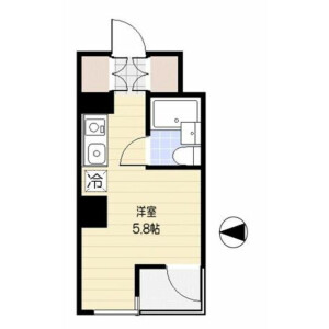 1R Mansion in Honcho - Kokubunji-shi Floorplan