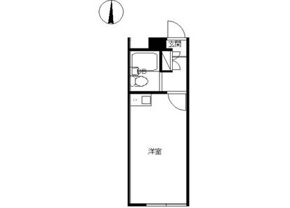 1R Apartment to Rent in Zama-shi Floorplan